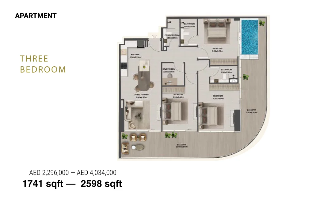 3 Bed